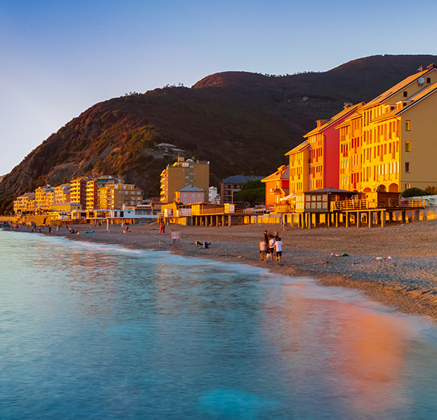 Fotos vom Strand von Deiva Marina